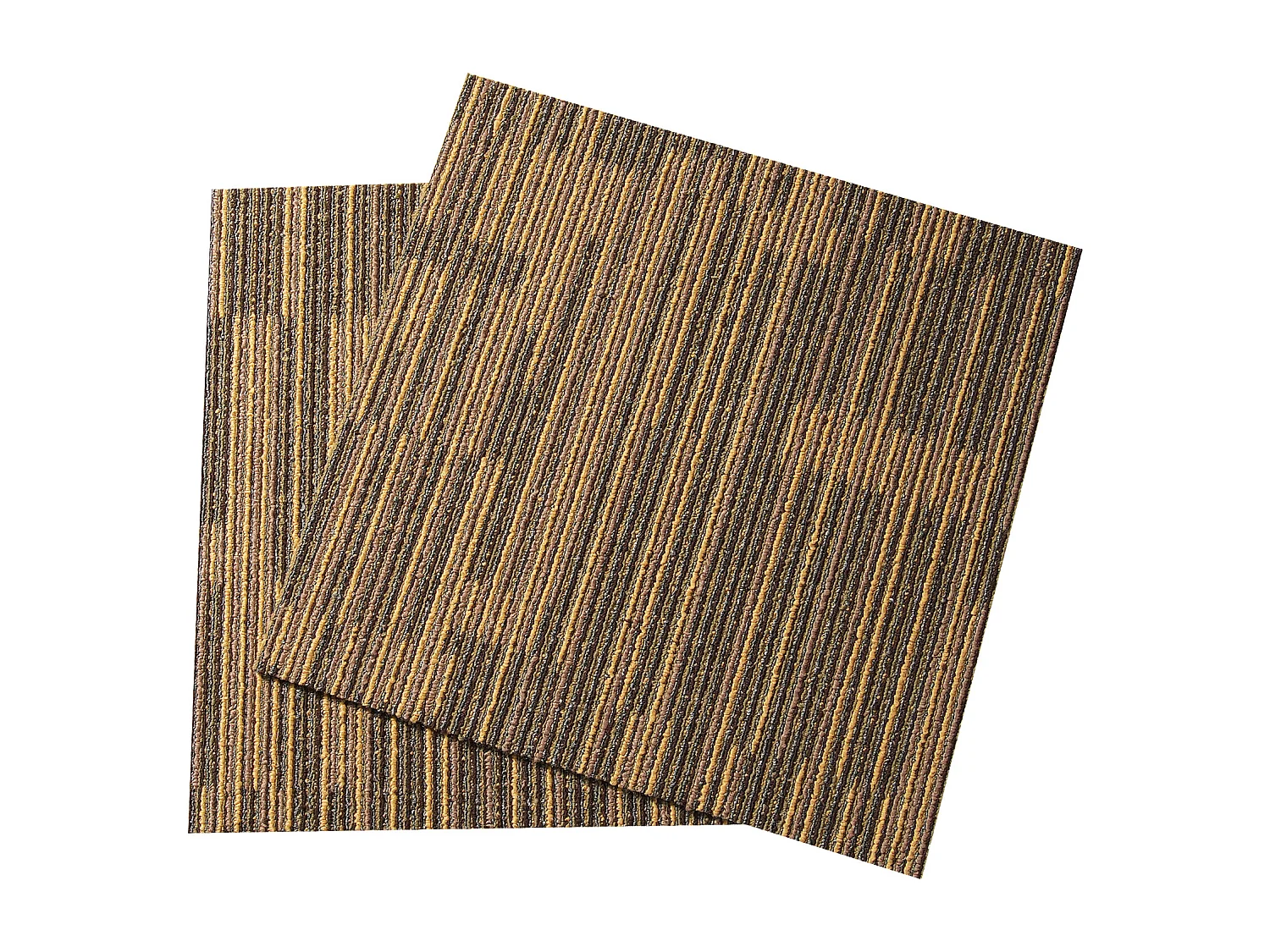 Dywaniki SucceBuy Ponowniezużywalne Płyty Moquette 12 sztuk 50.8CMx50.8CM Kwadraty z Przyłączoną Paddingiem DIY – Brązowe Połączone 4119512