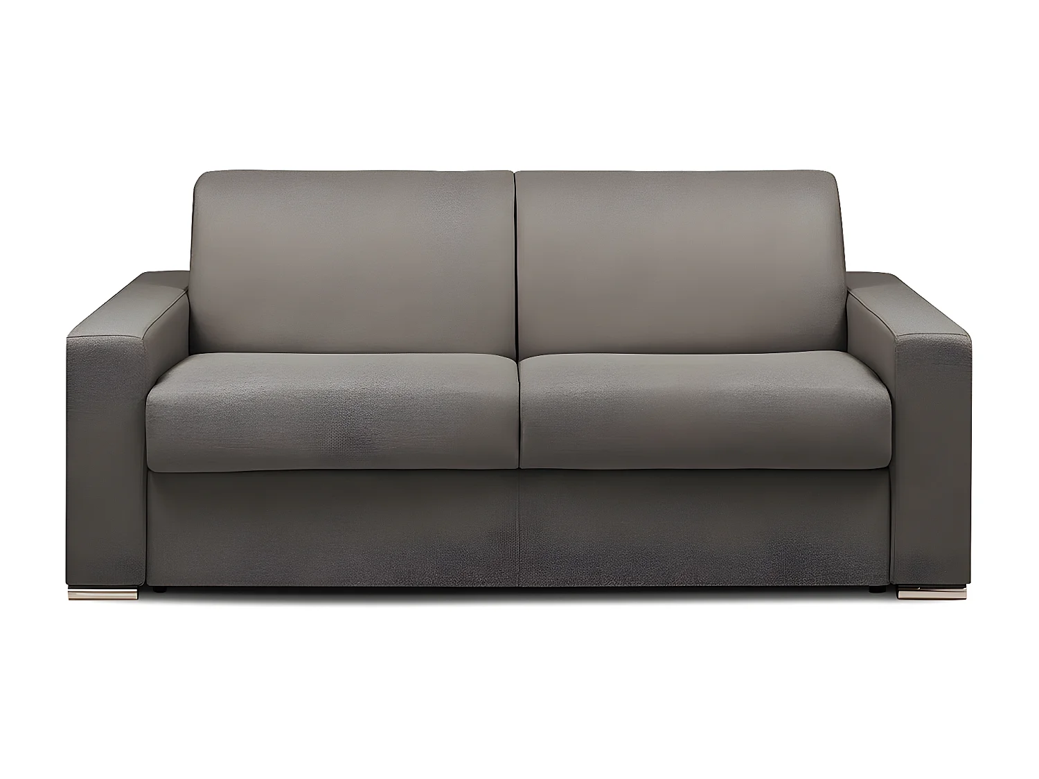 Kanapa 3-osobowa typu express - Kolor: antracytowy - Wymiary miejsca do spania: 140 cm - Materac 22 cm - CALITO 137733 - obrazek 1