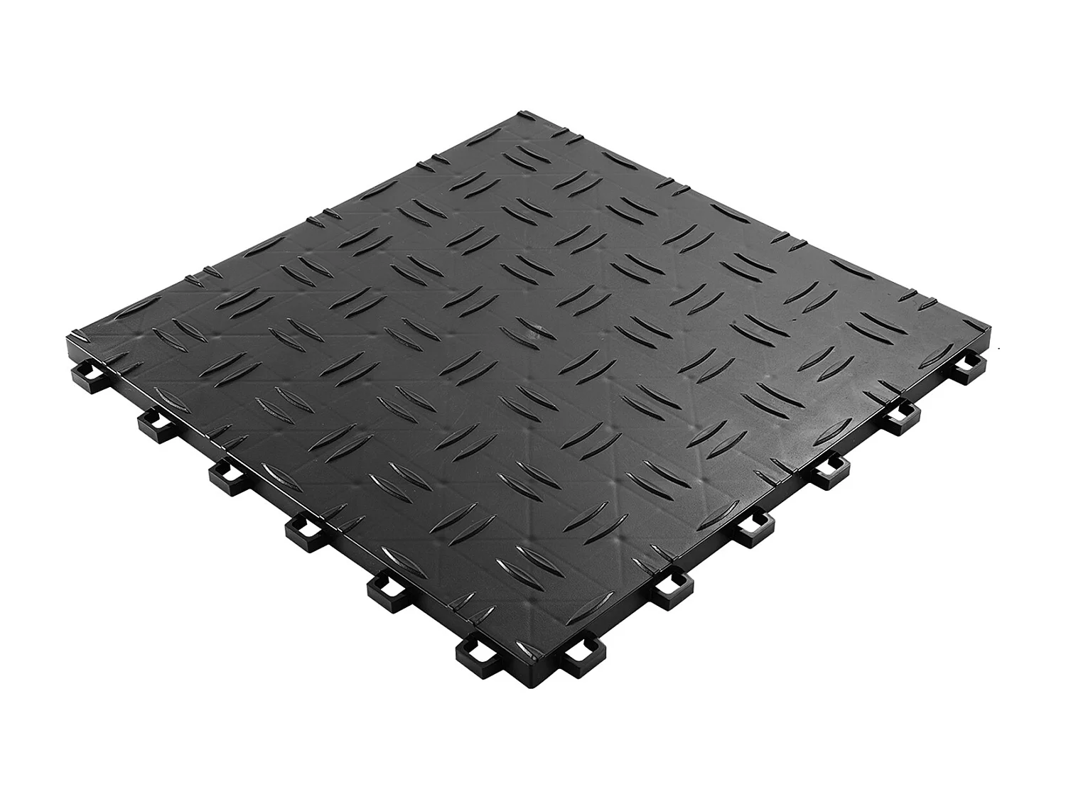Garage Tiles SucceBuy 25 Sztuk 30,48x30,48 CM Czarne Płytki Garażowe do Lączenia 4133199 - obrazek 1