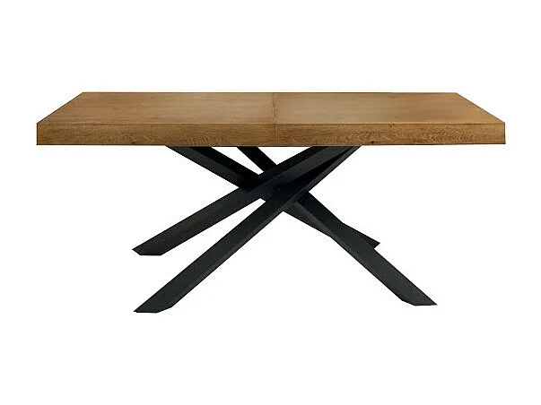 160×90 cm – 260×90 cm stół rozkładany fornir dębowy sękaty – ARGENTARIO 4136167
