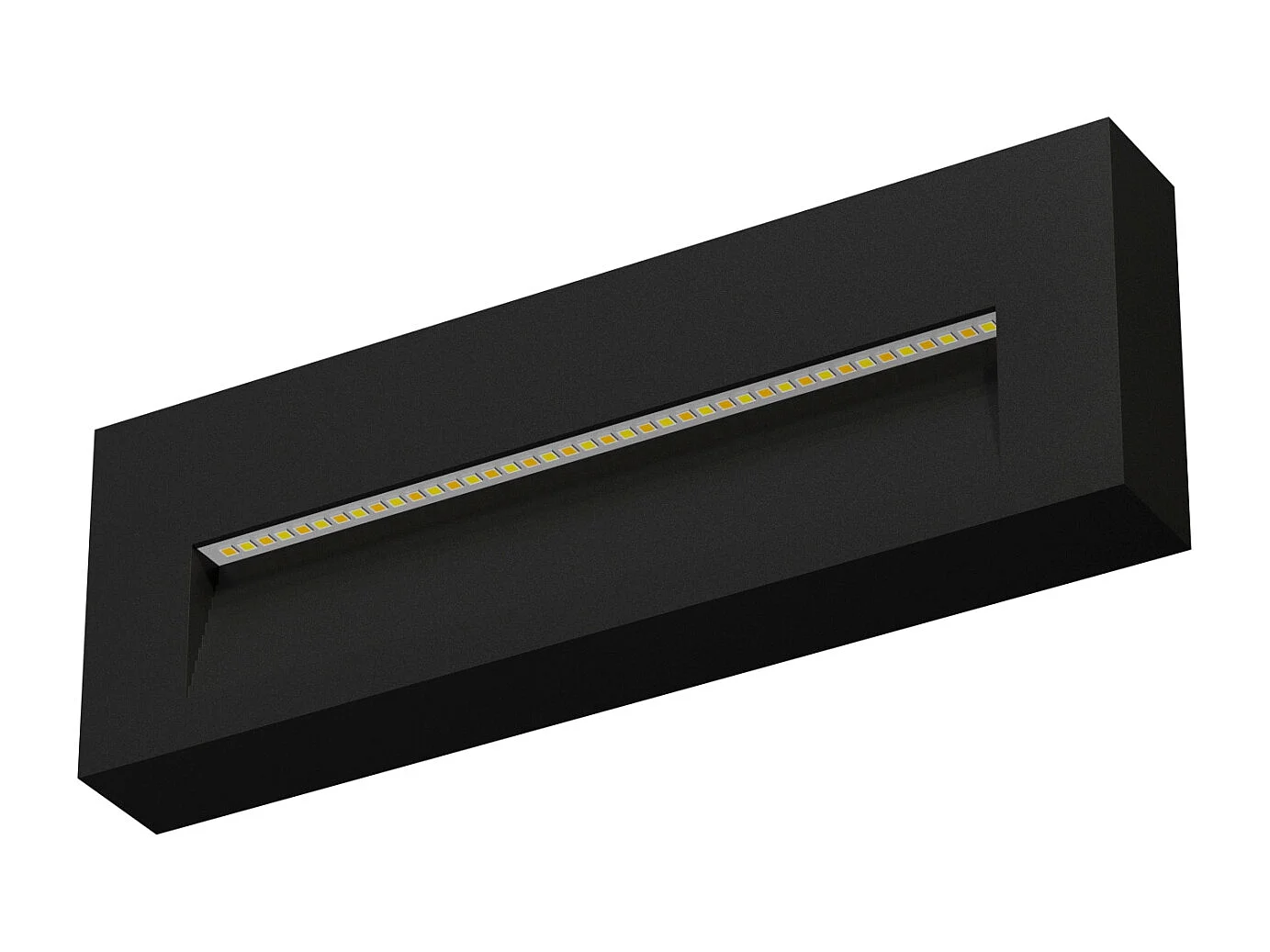 Reflektor ścienny LED Beneito Faure Tween - 5 W, przełącznik CCT, oświetlenie wewnętrzne i zewnętrzne, korytarze lub przejścia - czarny 4057163 - obrazek 1