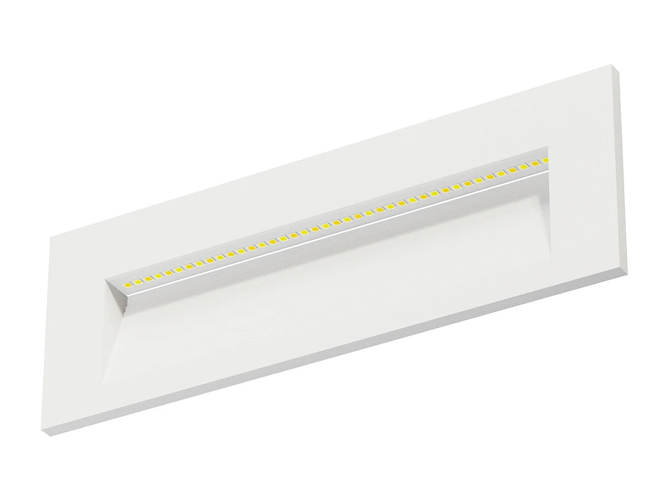 Reflektor ścienny wpuszczany LED Beneito Faure Tween - 5W, przełącznik CCT, oświetlenie wewnętrzne i zewnętrzne, korytarze lub przejścia - biały 4057165 - obrazek 1