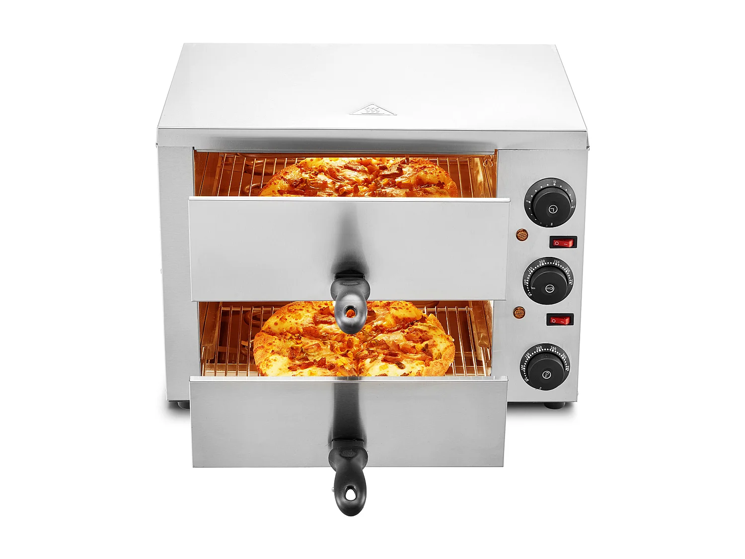 Elektryczna Piekarnia na Pizze SucceBuy na Stół, Rozmiar 30CM, z Regulowalną Temperaturą i Czasomierzem od 0 do 120 Minut 4195913 - obrazek 1