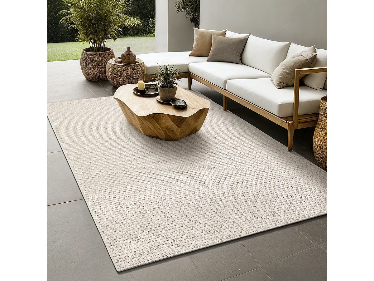 Dywan Maldive zewnętrzny boho design, beżowy, 80 x 150 cm 4214276 - obrazek 1