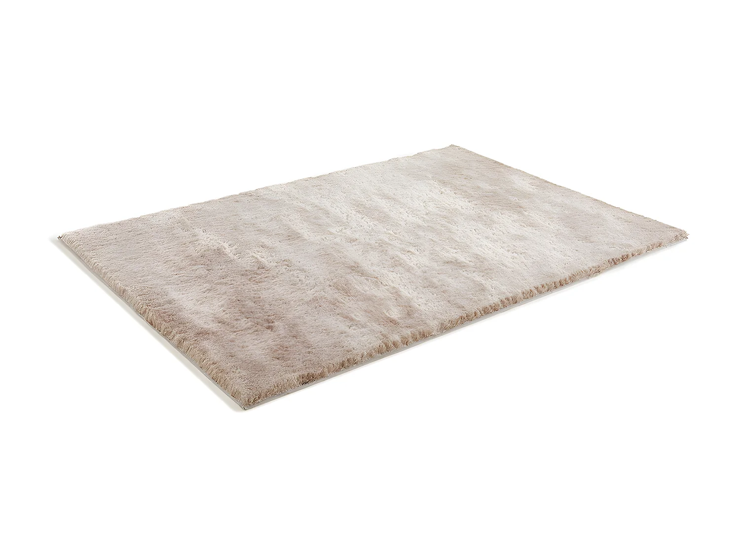 Dywan shaggy DOLCE szarobrązowy z beżowym połyskiem - bardzo miękki - 200 x 290 cm 7407 - obrazek 1