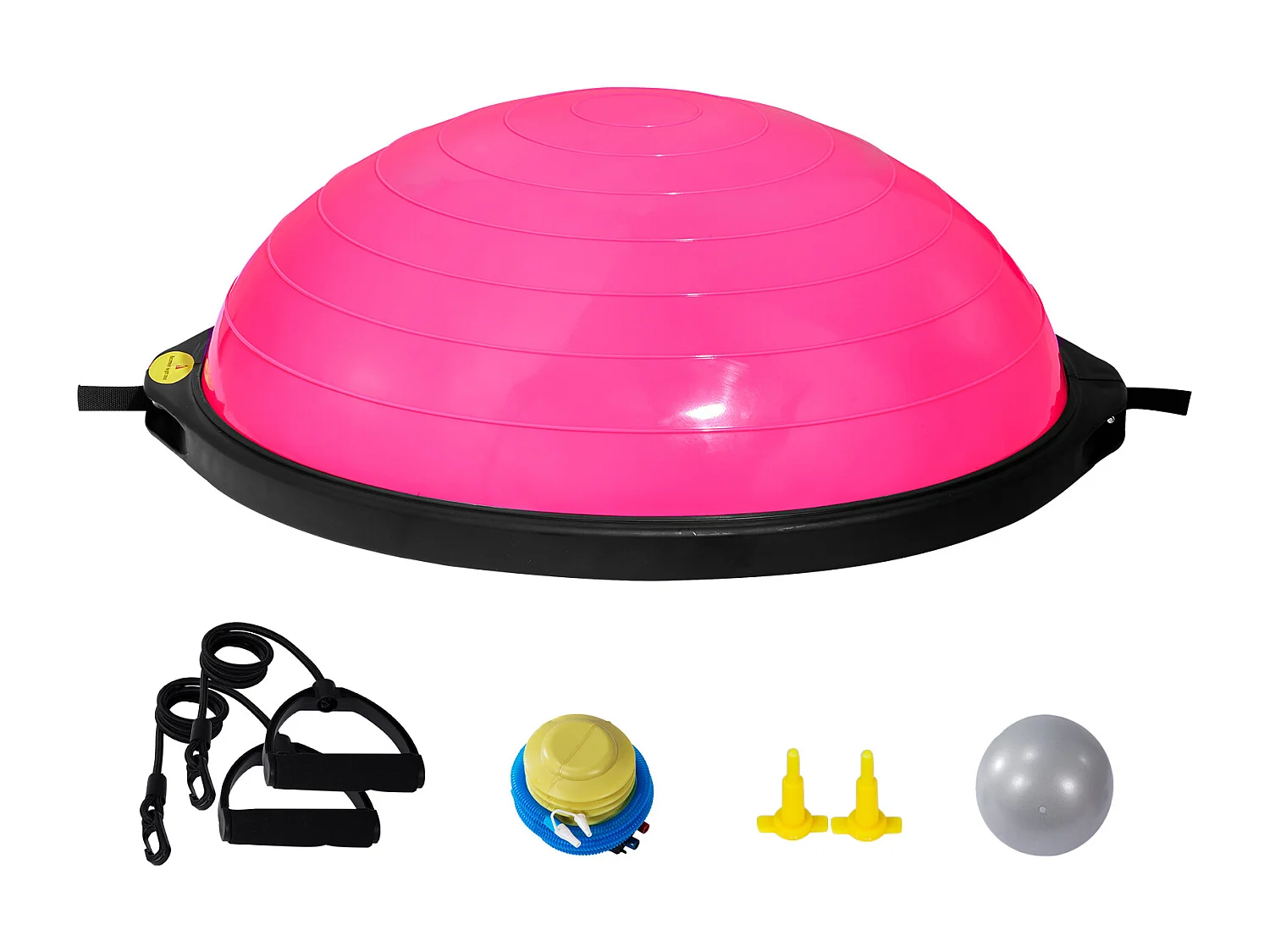 Balony do Ćwiczeń SucceBuy, Polowa Balla do Treningu, 66 cm, Pojemność 680 kg, Różowy 4281286