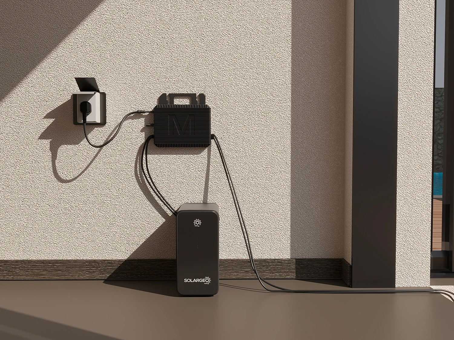 Zestaw Baterii Słonecznych do Magazynowania Energii i Mikrofalownik do Paneli Plug and Play – 800W – ECLERA 4219268