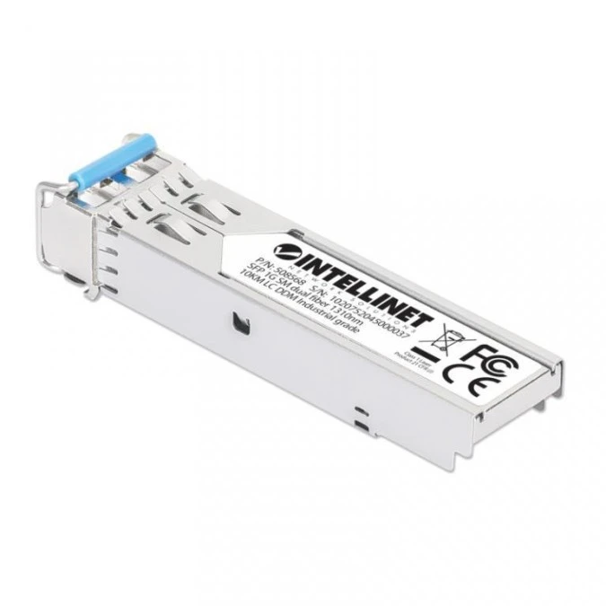 moduł SFP 1G, LC Duplex SM, 10km, 1000Base‑LX, 1310nm, miniGBIC, DDM, MSA - obrazek 2