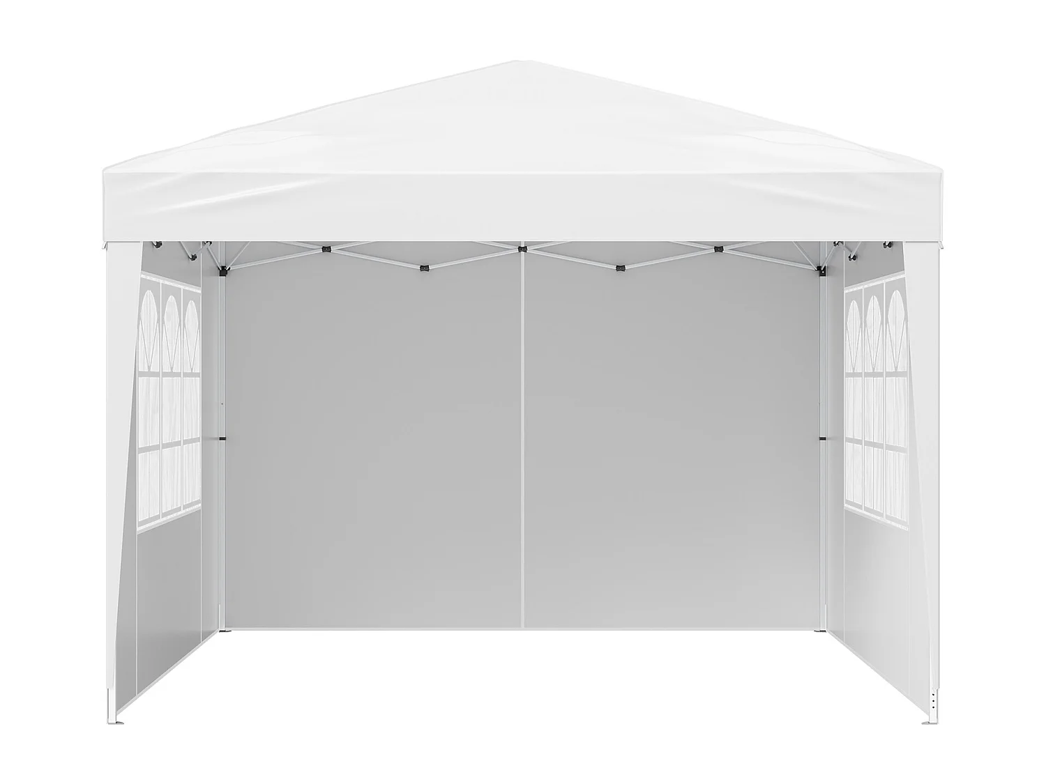 Altana Pop-Up SucceBuy Gazebo Zadaszenie Przeciwsłoneczne, 2,95 x 2,95 m, z Bocznymi Ściankami 4381988