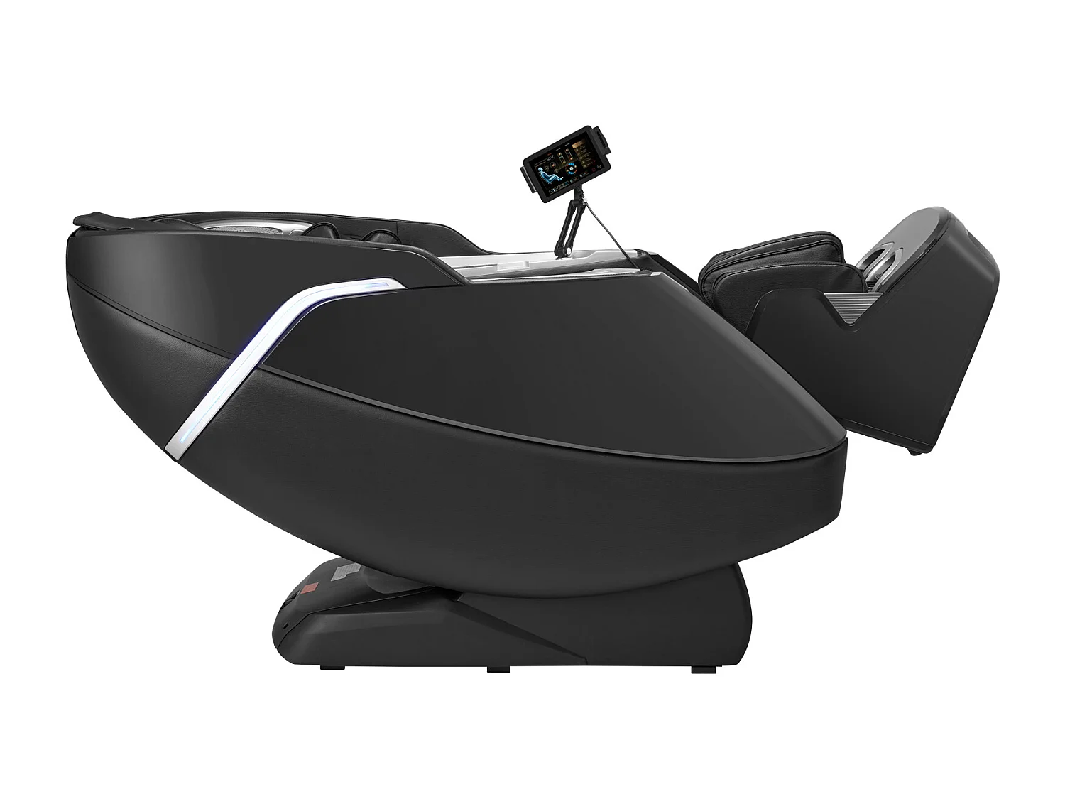 Fotel Masujący SucceBuy z Szyną SL, Fotel Relaksacyjny z Funkcją Relaksu i Masażu 3D/4D, Zero Gravity, Tryb Rozciągania Jogi, Ogrzewanie, z Funkcją AI Voice 4423886