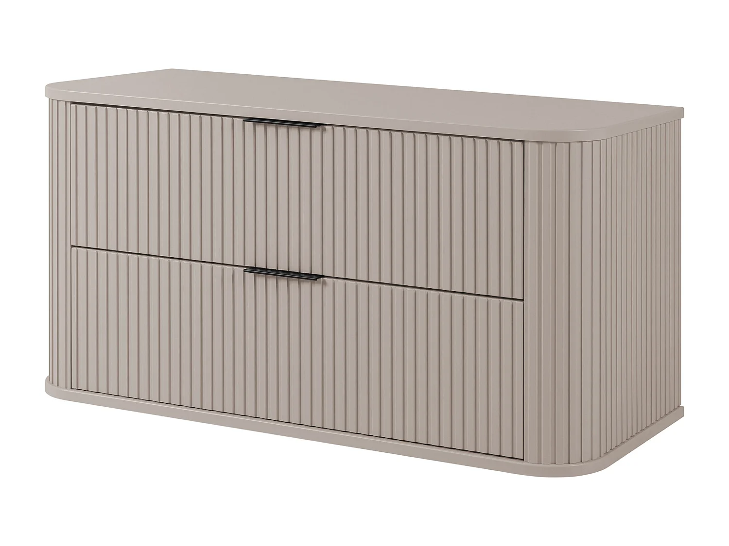 ELEGANCE Szafka łazienkowa ryflowana pod umywalkę 41,5 x 100,4 x 51,7 cm kaszmir 4252150