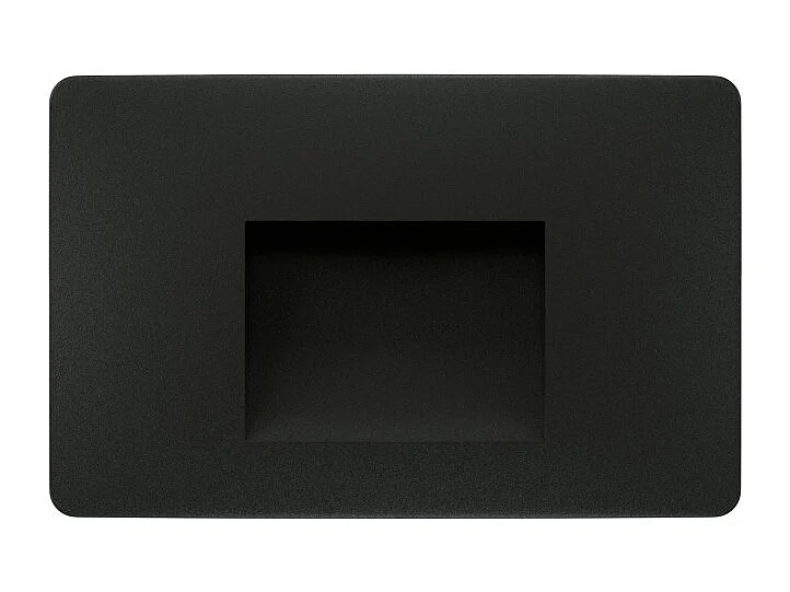 Beneito & Faure - Mis Sq Wall 3W LED Recessed Step Light - Square Wall Step Light Switch IP65 2700K/3200K/4000K - Black 4539198 - obrazek 1