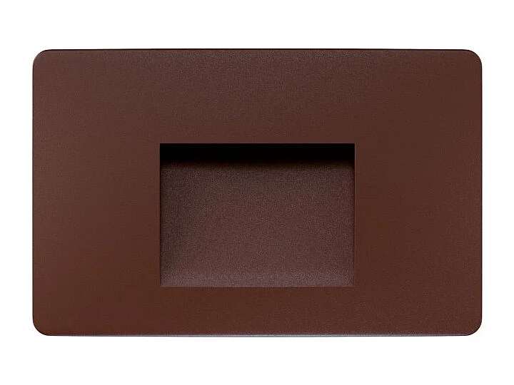 Beneito & Faure – Mis Sq Wall 3W LED Recessed Step Light – Square Wall Step Light IP65 Switch 2700K/3200K/4000K – Corten 4539221