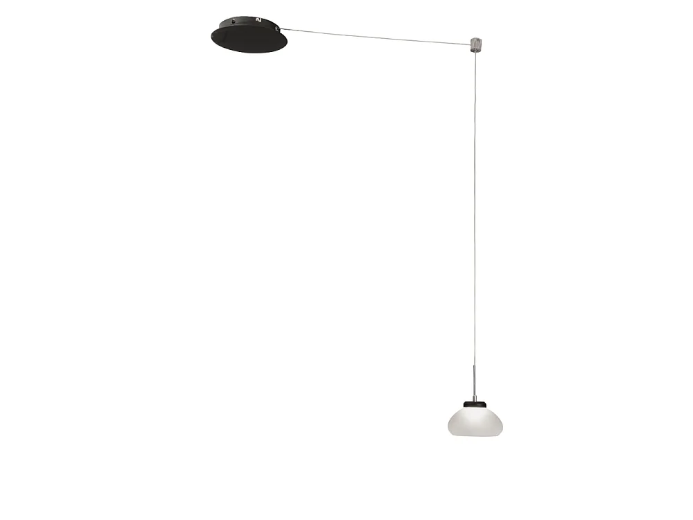 Arabella – Biała lampa wisząca zdecentralizowana – Fabas Luce – 8W ściemnialna dioda LED – Zdecentralizowany montaż 4539984