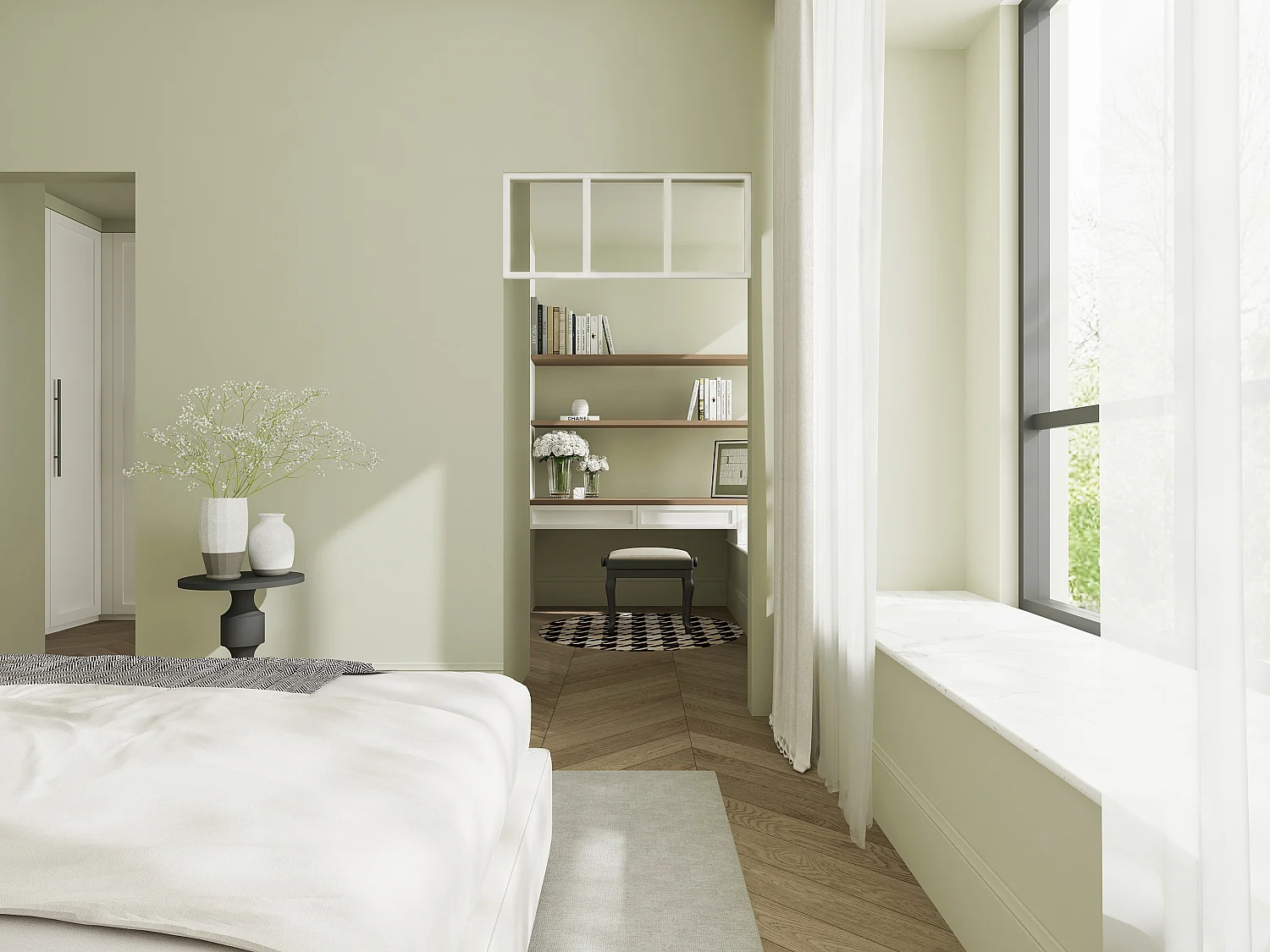 Naświetle aluminiowe z lakierem proszkowym – Biały – S93 x W40 cm – BAYVIEW 3904214