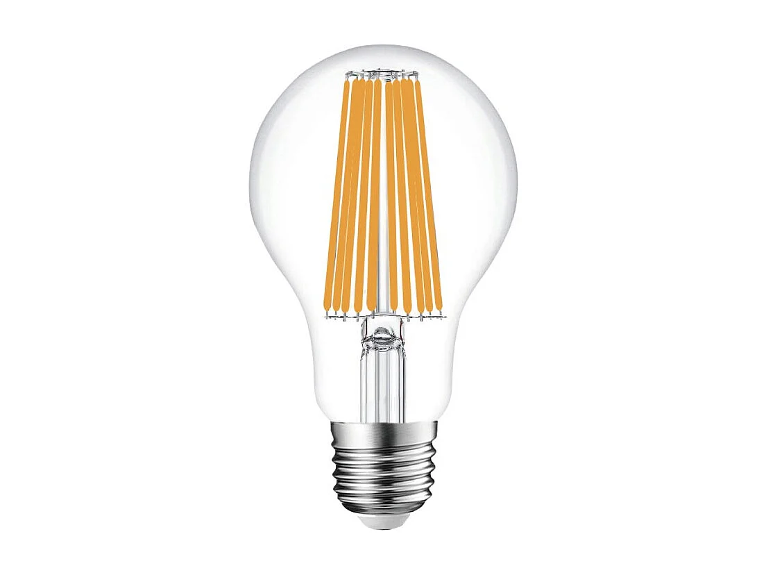 Alcapower – żarówka LED E27 A67 18 W 3280 lm, kąt świecenia 320°, klasa energetyczna C, Ø67 mm, światło natychmiastowe, długa żywotność – 3000 K 4622342