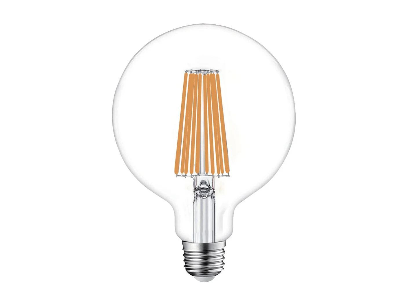 Alcapower - żarówka LED E27 G125 18 W 3200 lm, kąt świecenia 320°, klasa energetyczna C, Ø125 mm, światło natychmiastowe, długa żywotność - 4000 K 4622348 - obrazek 1