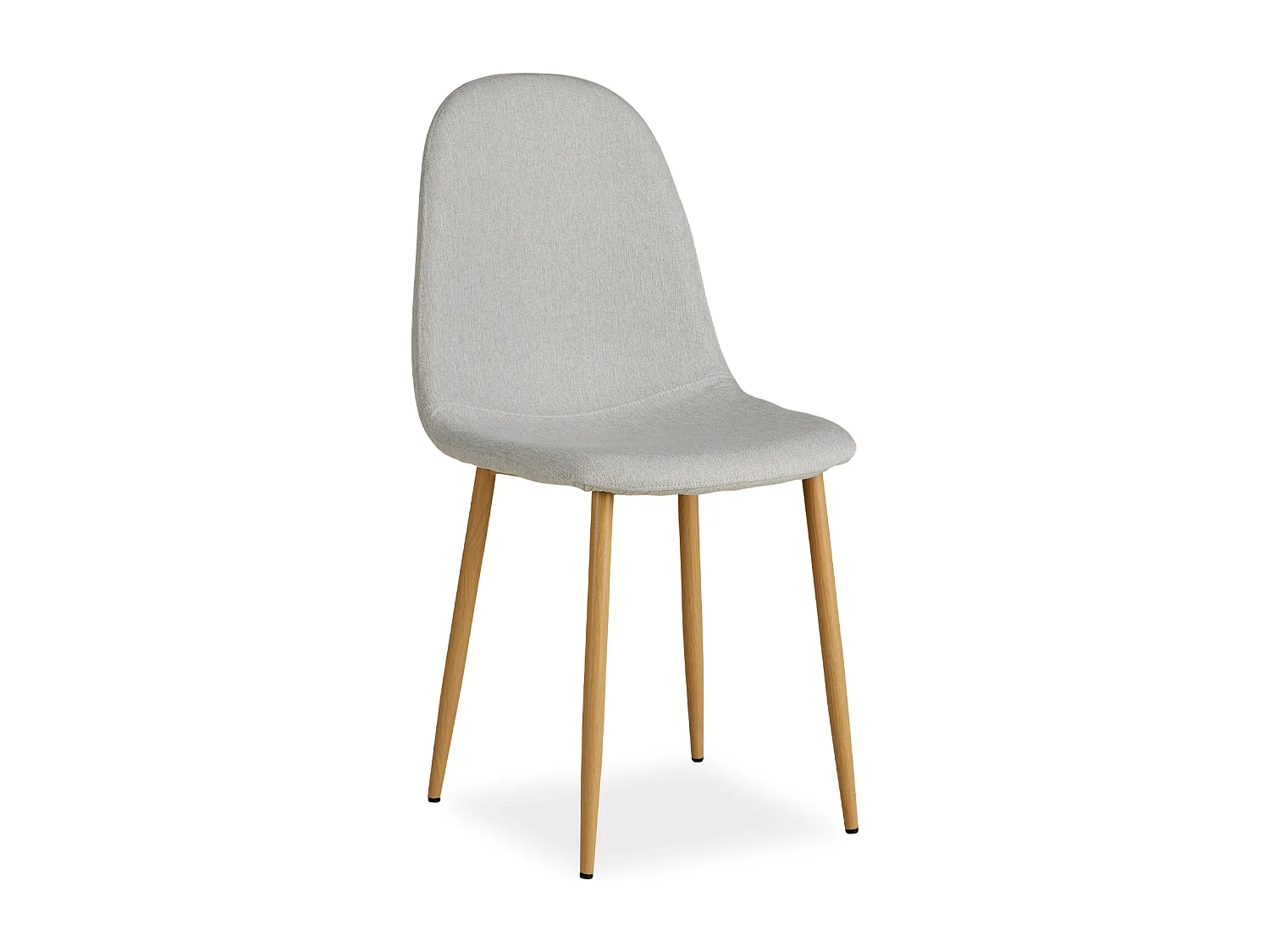 Krzesło jadalniane 44x88x45,5 cm Szare Eames 4627442 - obrazek 1
