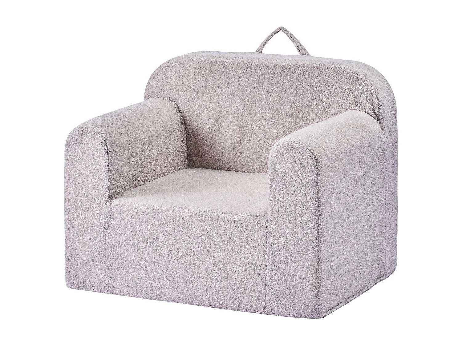 Fotel SucceBuy dla Dzieci Wygodny, Dziecięce Krzesło z Pianki z Podłokietnikami i Rączką, Sofa dla Maluchów Wyjmowana, z Gąbki 28D i Pluszu 4727419 - obrazek 1