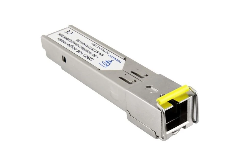 Moduł SFP GBIC‑104, single‑mode, 1,25G, Tx:1550 / Rx:1310, SC, 20KM, DDM (TORNADO) - obrazek 1