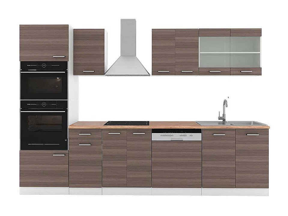 Aneks kuchenny szlachetny szary/biały 300x60x81.6 r-line 4780071 - obrazek 1