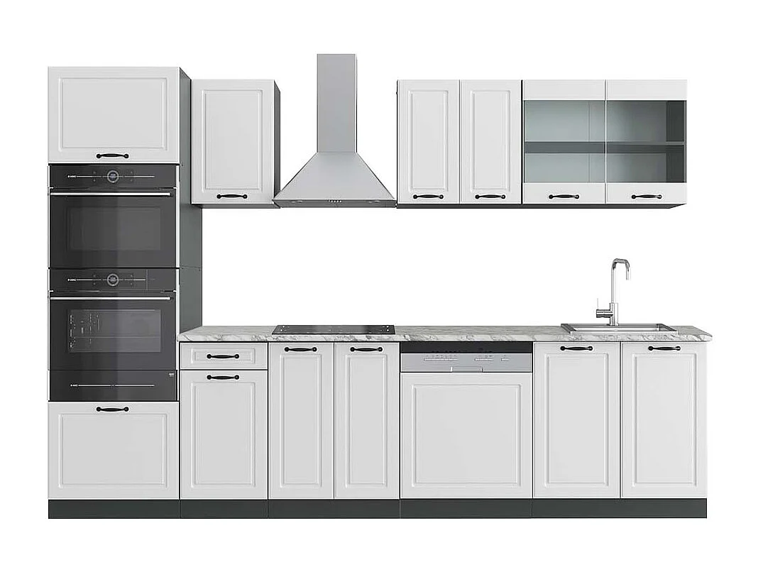 Aneks kuchenny biały dworek/antracyt 300x60x81.6 r-line 4780867 - obrazek 1