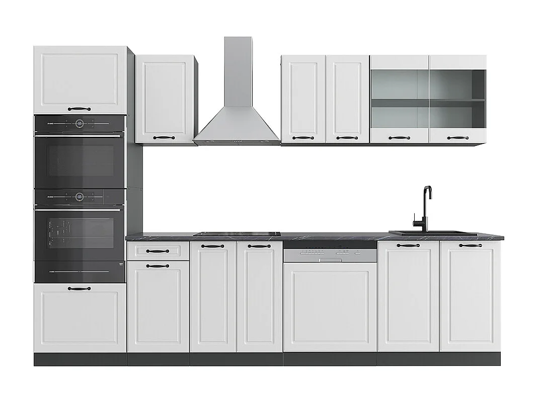 Aneks kuchenny biały dworek/antracyt 300x60x81.6 r-line 4780957 - obrazek 1