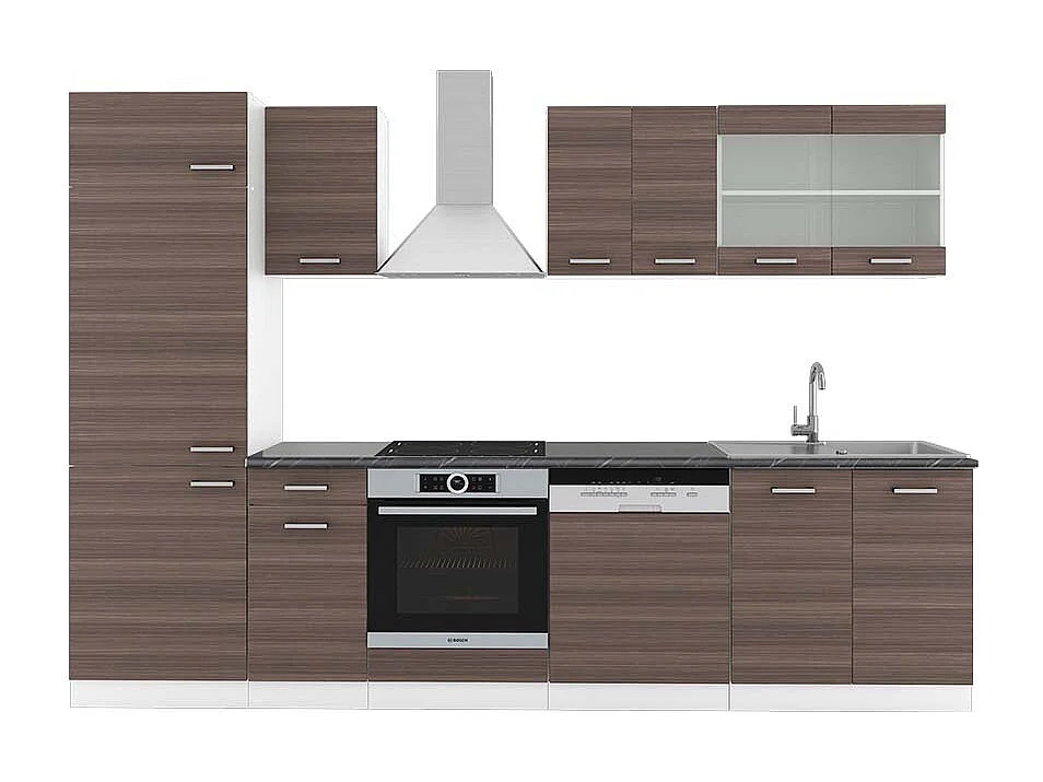 Aneks kuchenny szlachetny szary/biały 300x60x81.6 r-line 4781810 - obrazek 1