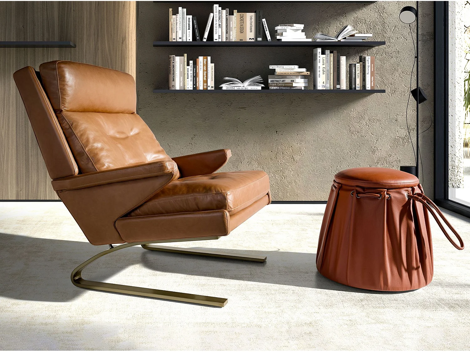 Fotel ze skóry wielbłądziej 5157 ANGEL CERDA 3976342 - obrazek 1