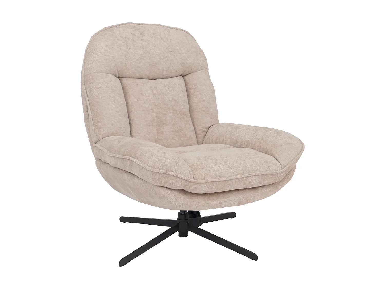 Fotel relaksacyjny MCW-P32, kremowy 4798148 - obrazek 1