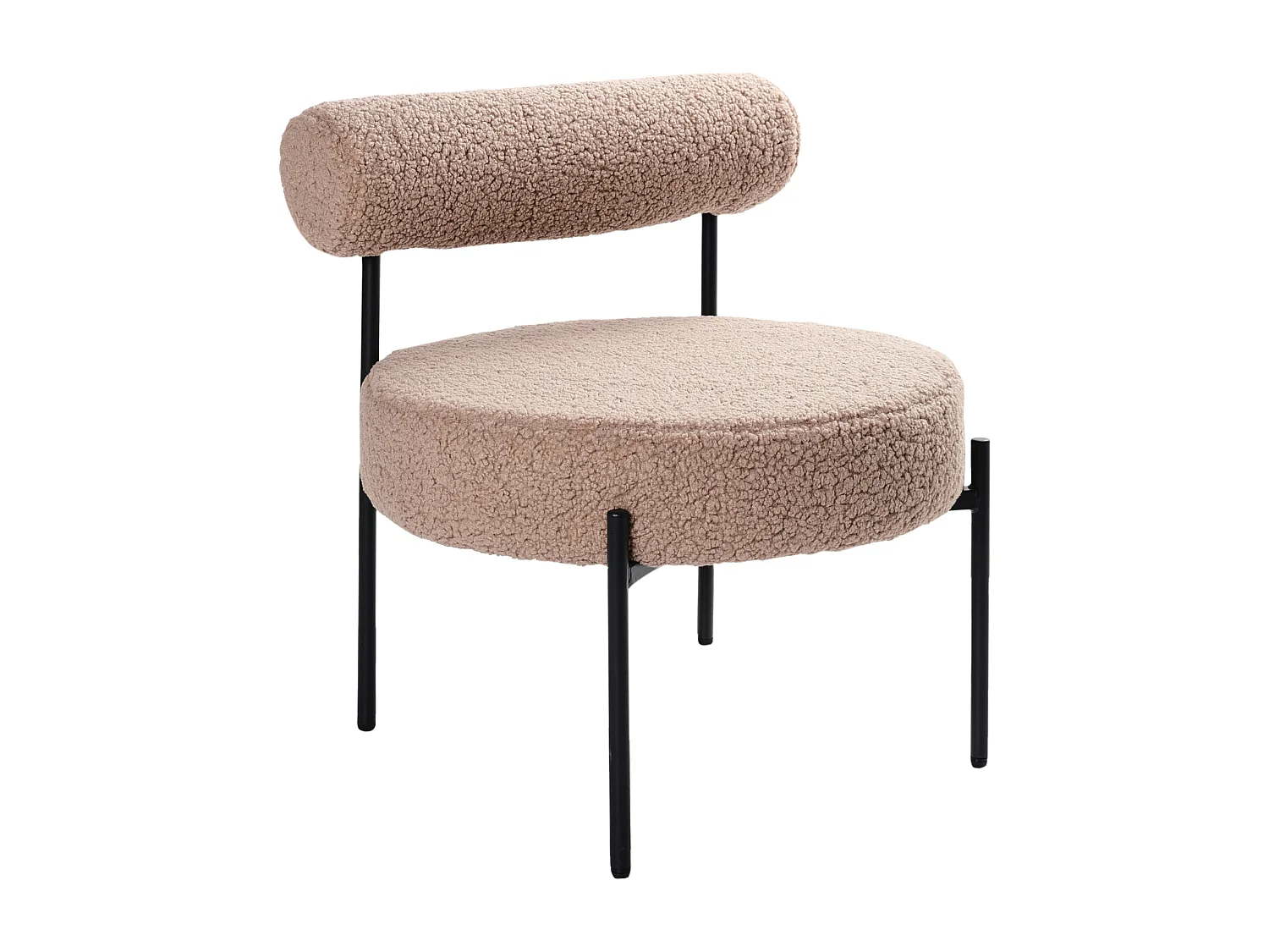 Fotel ALPHA Boucle Beżowoszary 3874437 - obrazek 1