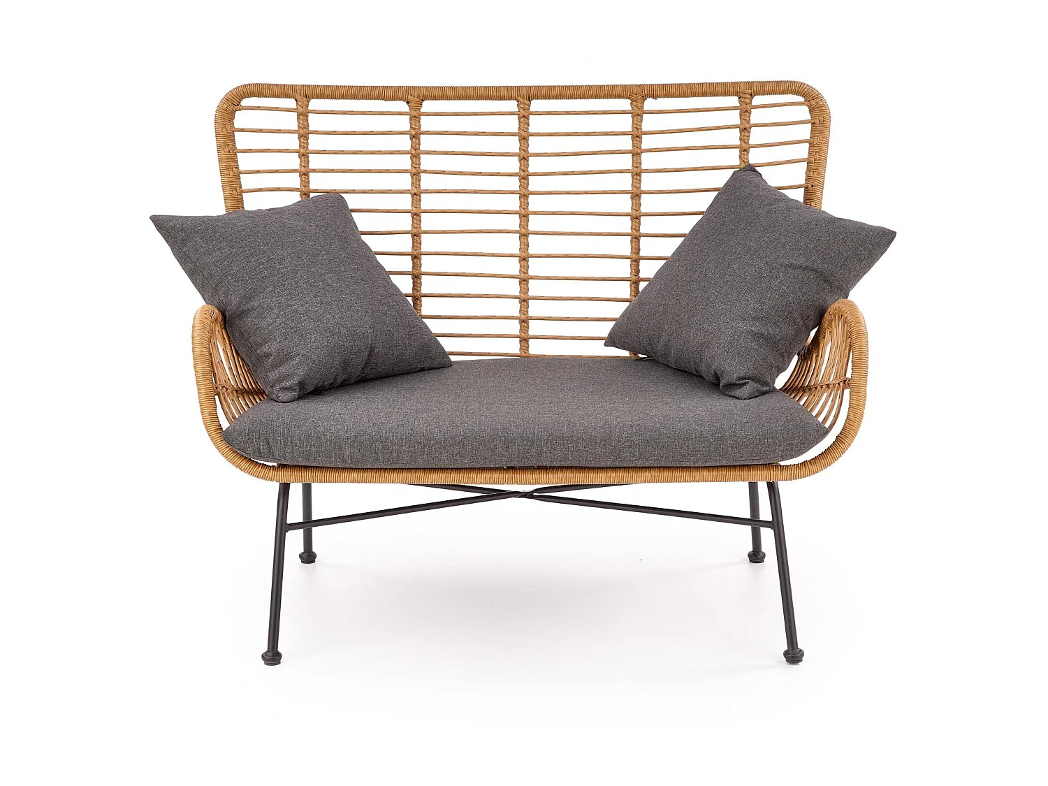 Sofa IKARO XL rattanowa/szara 2539153 - obrazek 1