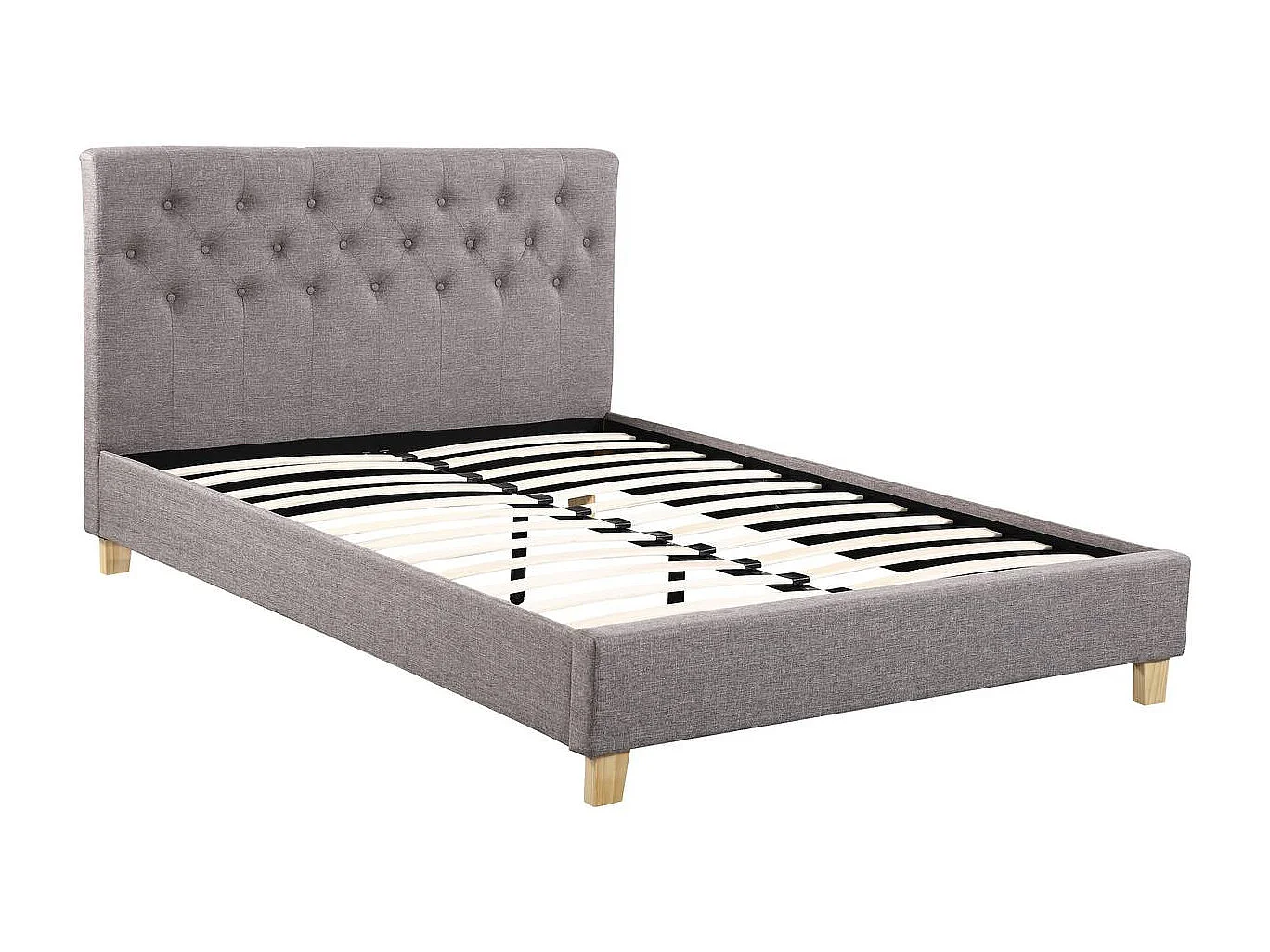 Łóżko „Emmy” – 160 x 200 cm – Taupe 565897