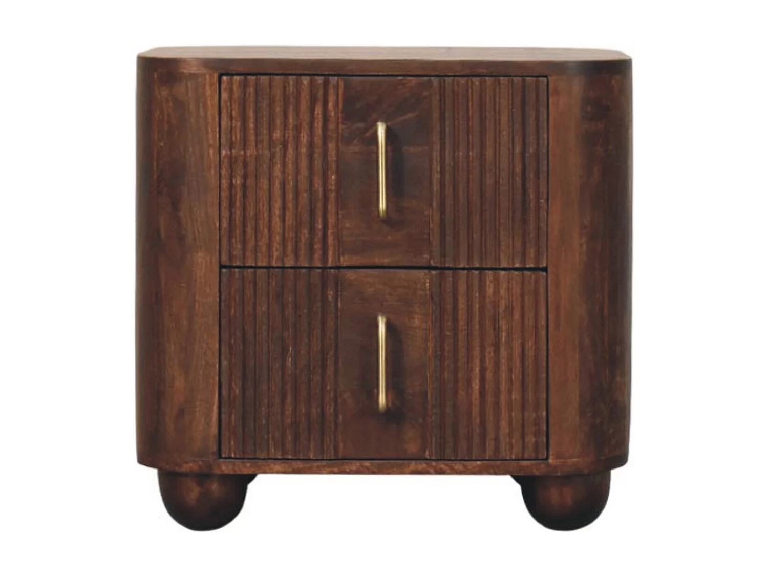 Artisan Furniture Lite drewno Szafka Nocna Marlowe z Żłobieniami 4794537 - obrazek 1