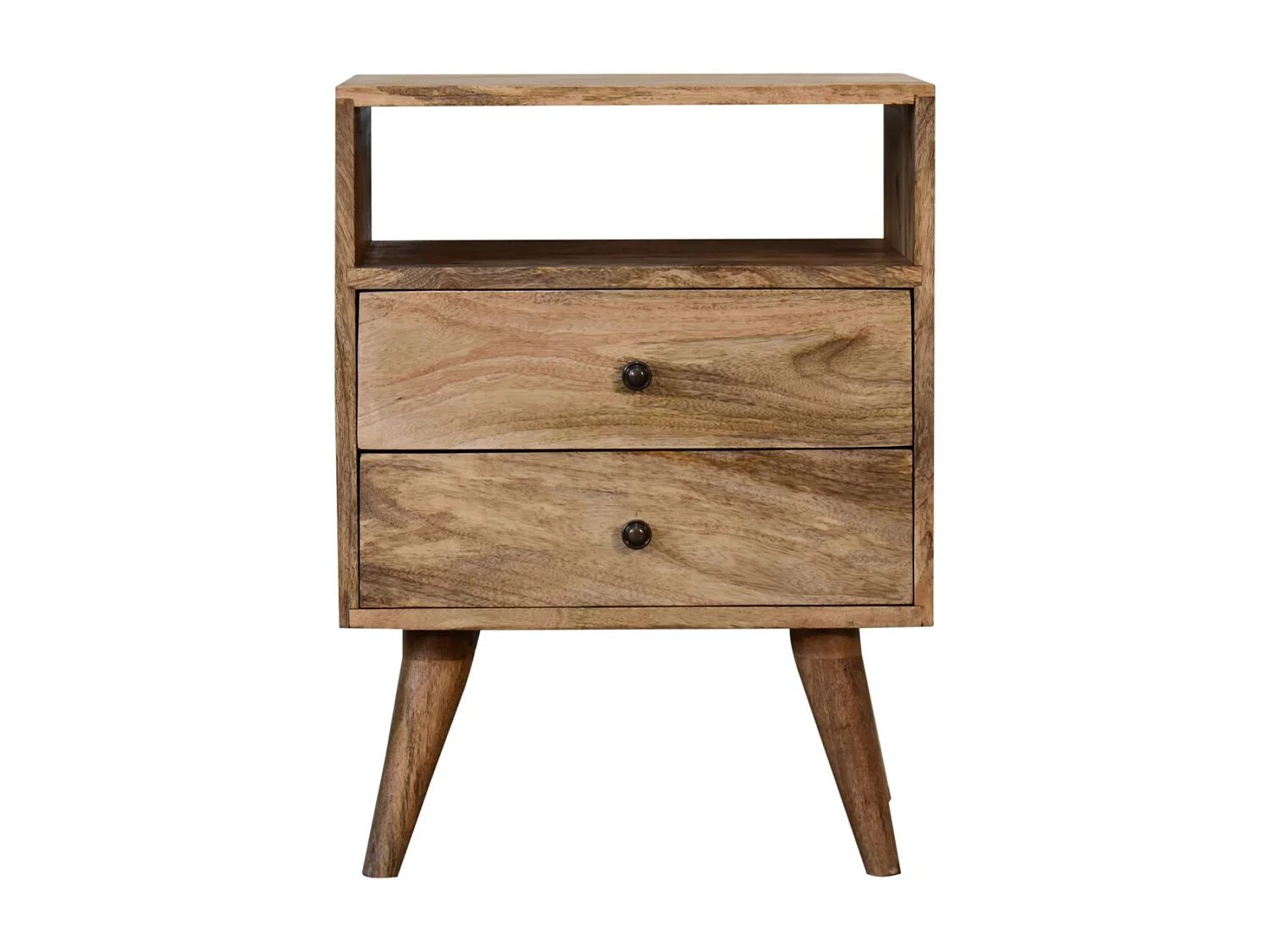 Artisan Furniture Lite drewno Klasyczna Szafka Nocna w Odcieniu Dębowym 4794560 - obrazek 1