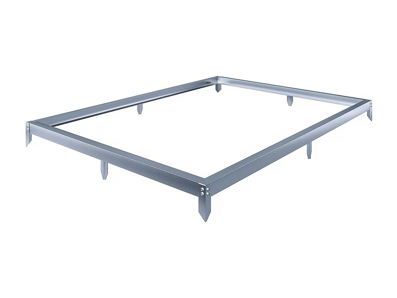 Aluminiowa podstawa do szklarni „Basilic” – 3,61 m² – Szara 4841550
