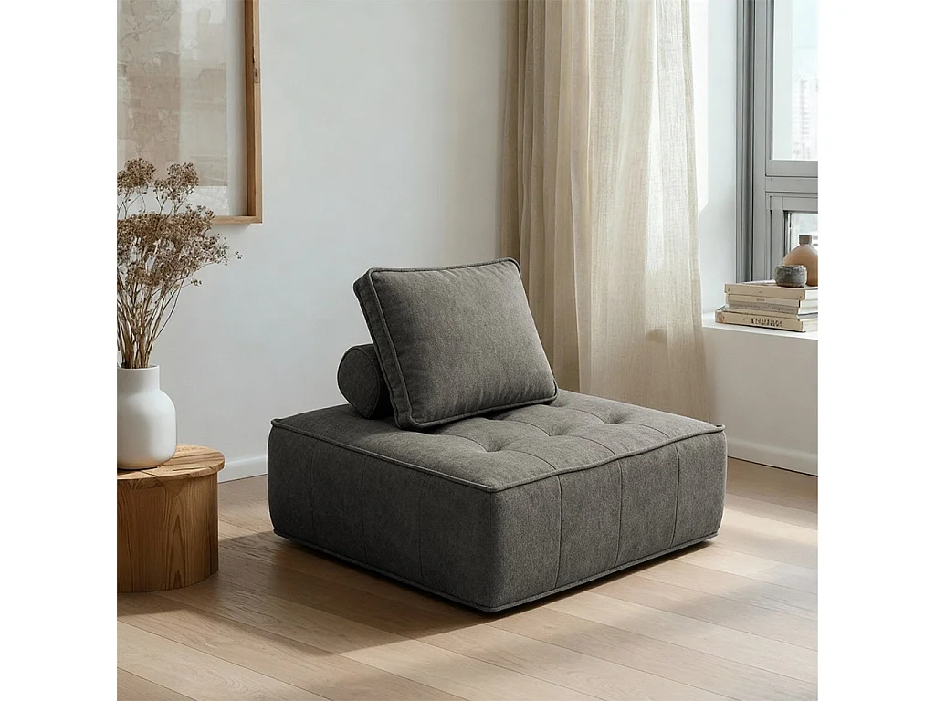 Coco Living Fotel Zen 1-osobowy – szary 4838385 - obrazek 1