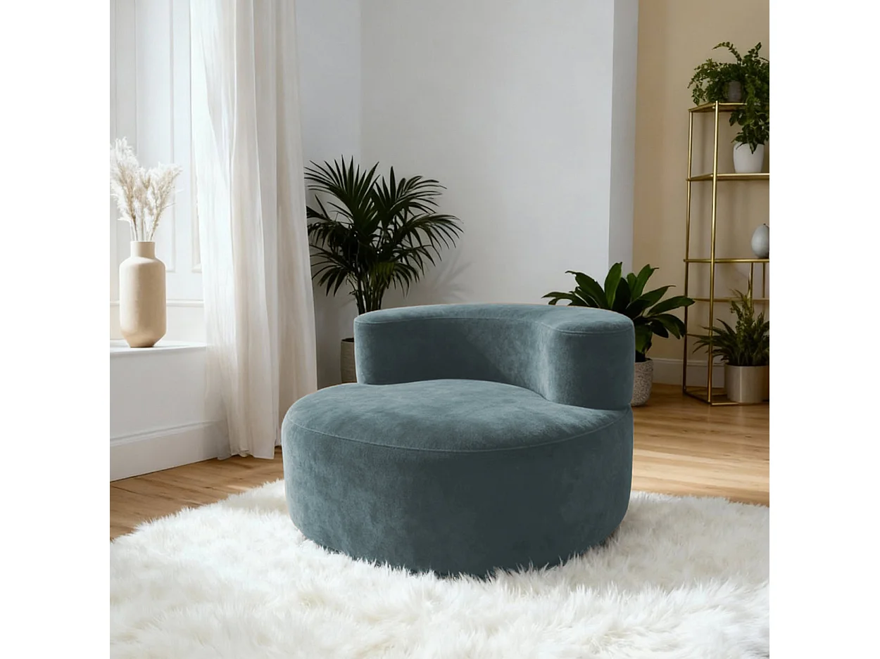 Coco Living Fotel do salonu Milo 1-osobowy – szałwia 4838383