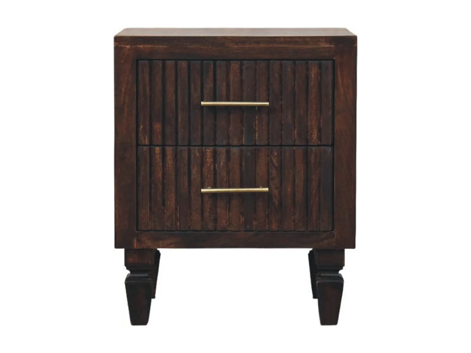 Artisan Furniture Lite drewno Szafka Nocna Belmont z 2 Szufladami 4794576 - obrazek 1