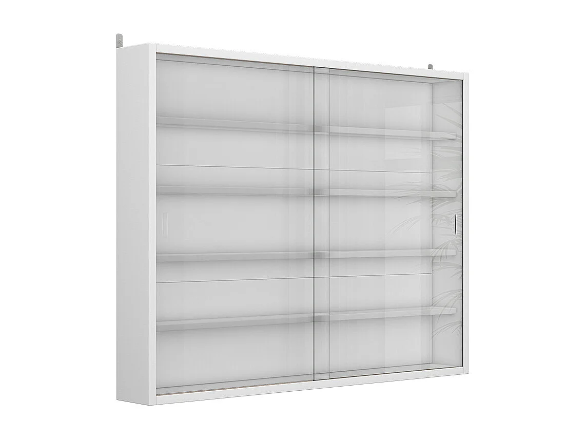Gablota ścienna biały 80x10x60 showla 4874293 - obrazek 1
