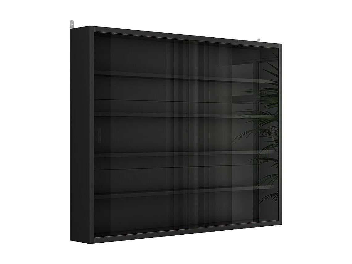 Gablota ścienna czarny 80x10x60 showla 4874304 - obrazek 1