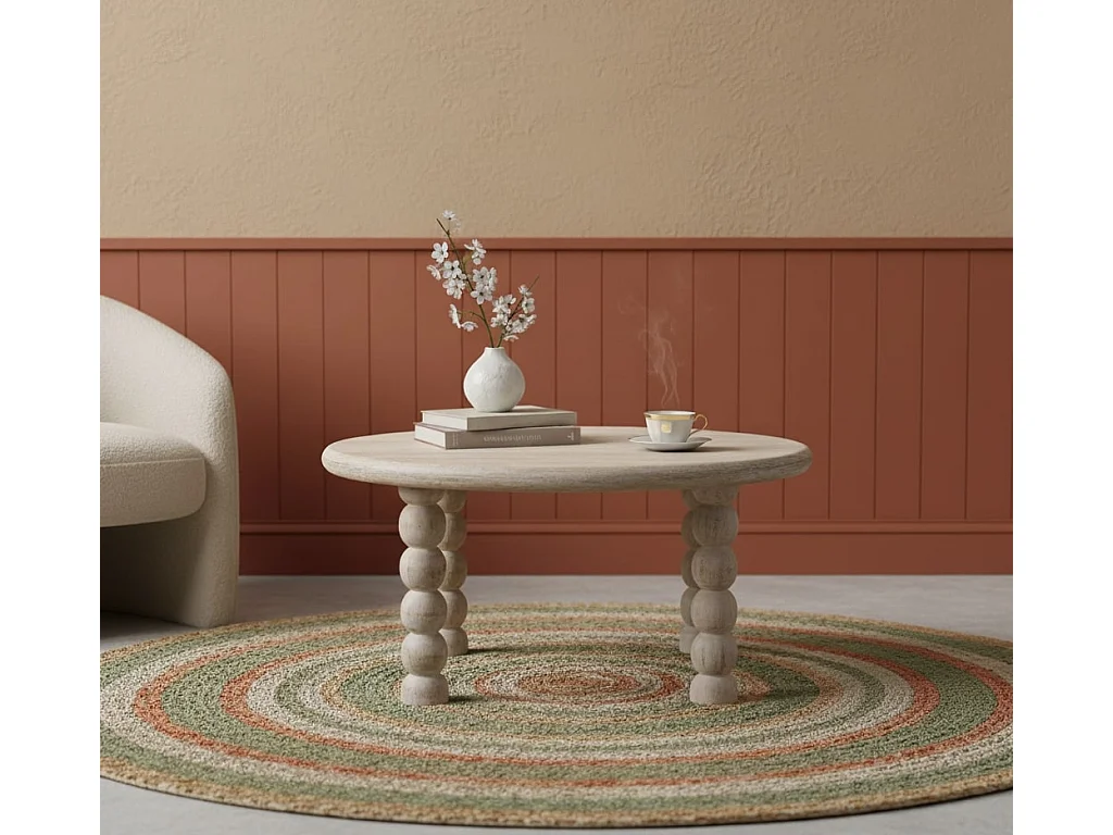 Artisan Furniture Stolik kawowy Spindle z solonego dębu 4888078