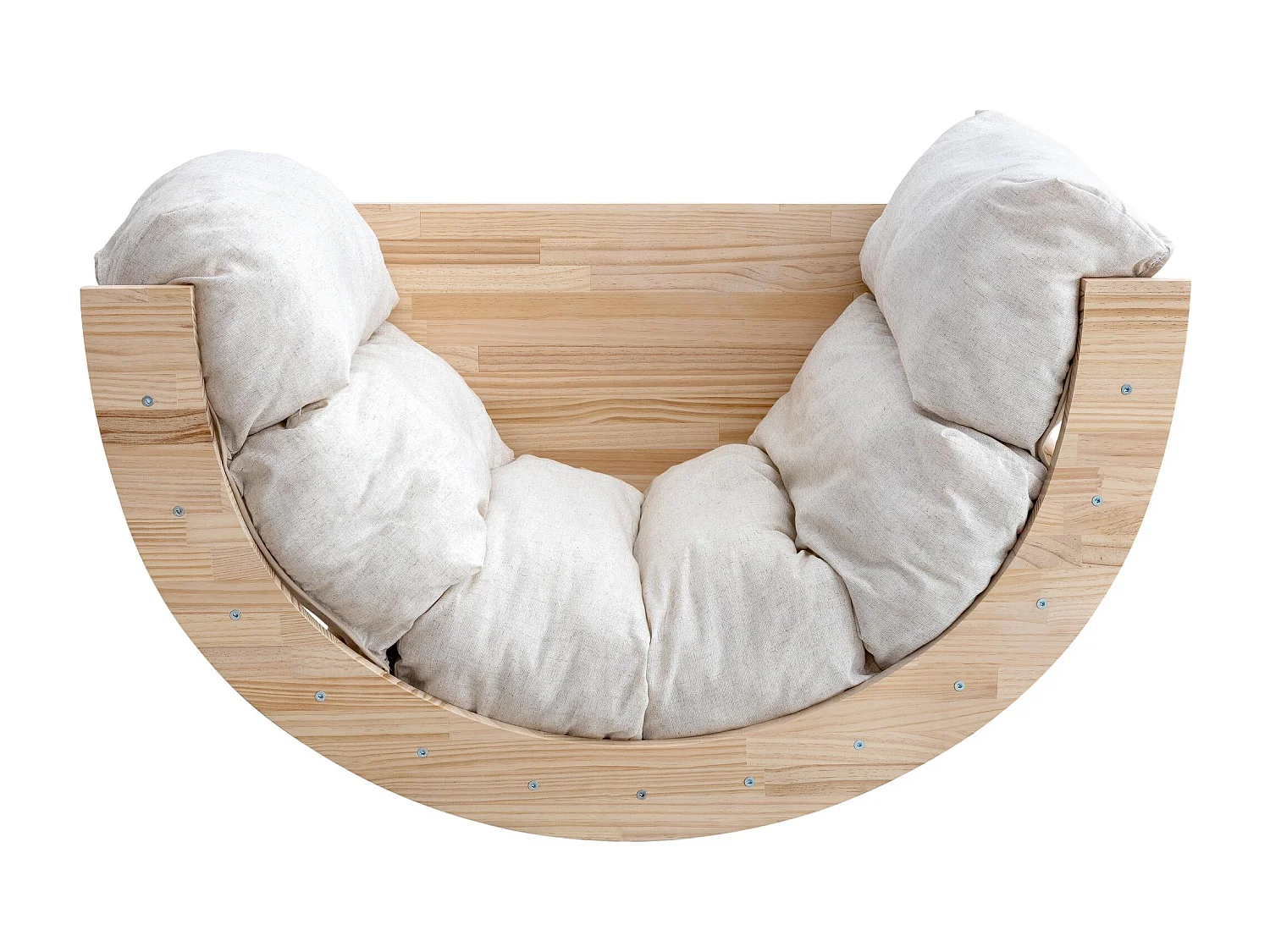 Ewolucyjny łuk edukacyjny Montessori ze sklejki sosnowej 4895502