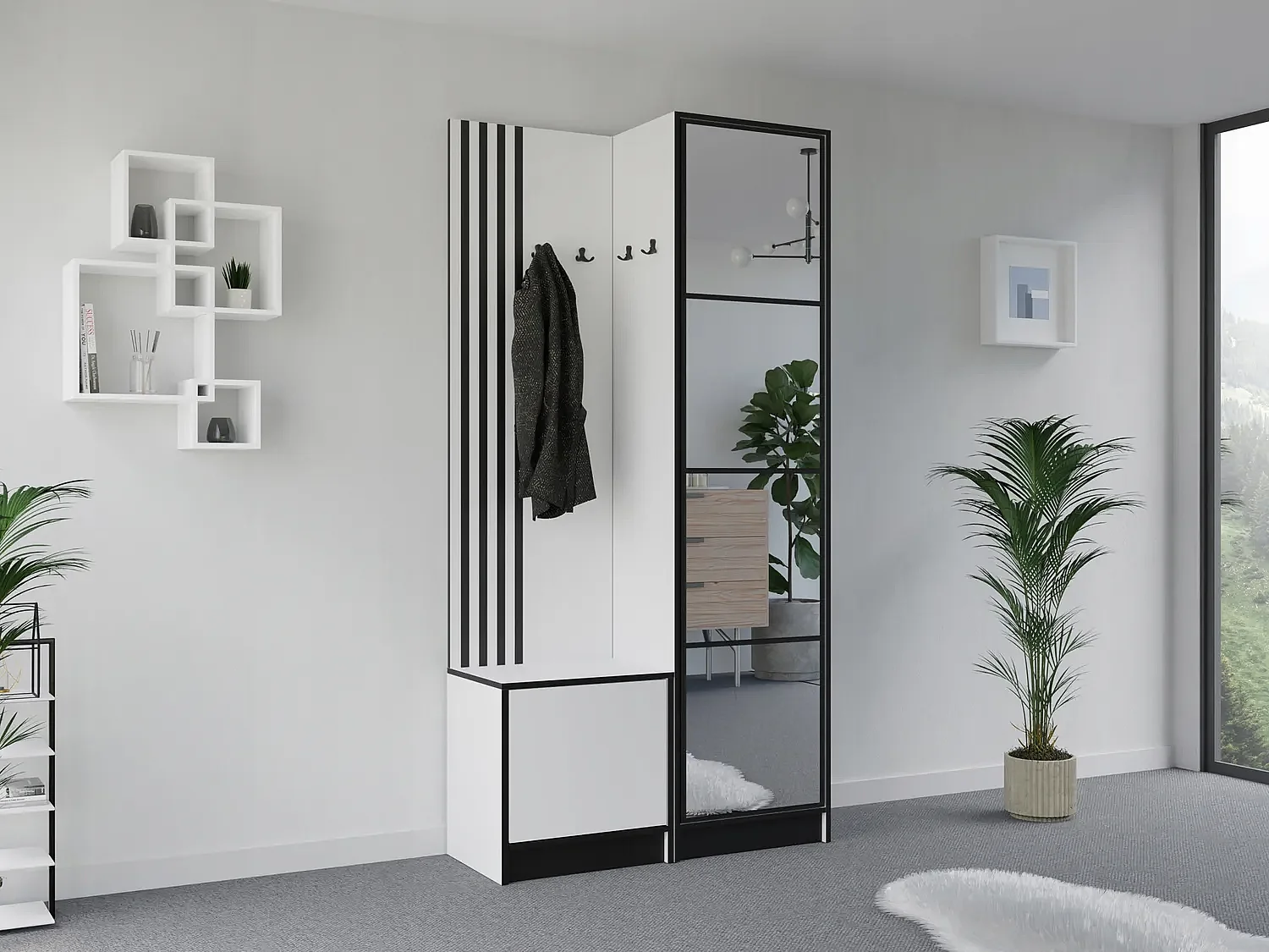 Garderoba EDEN 11 Biały 4896219 - obrazek 1