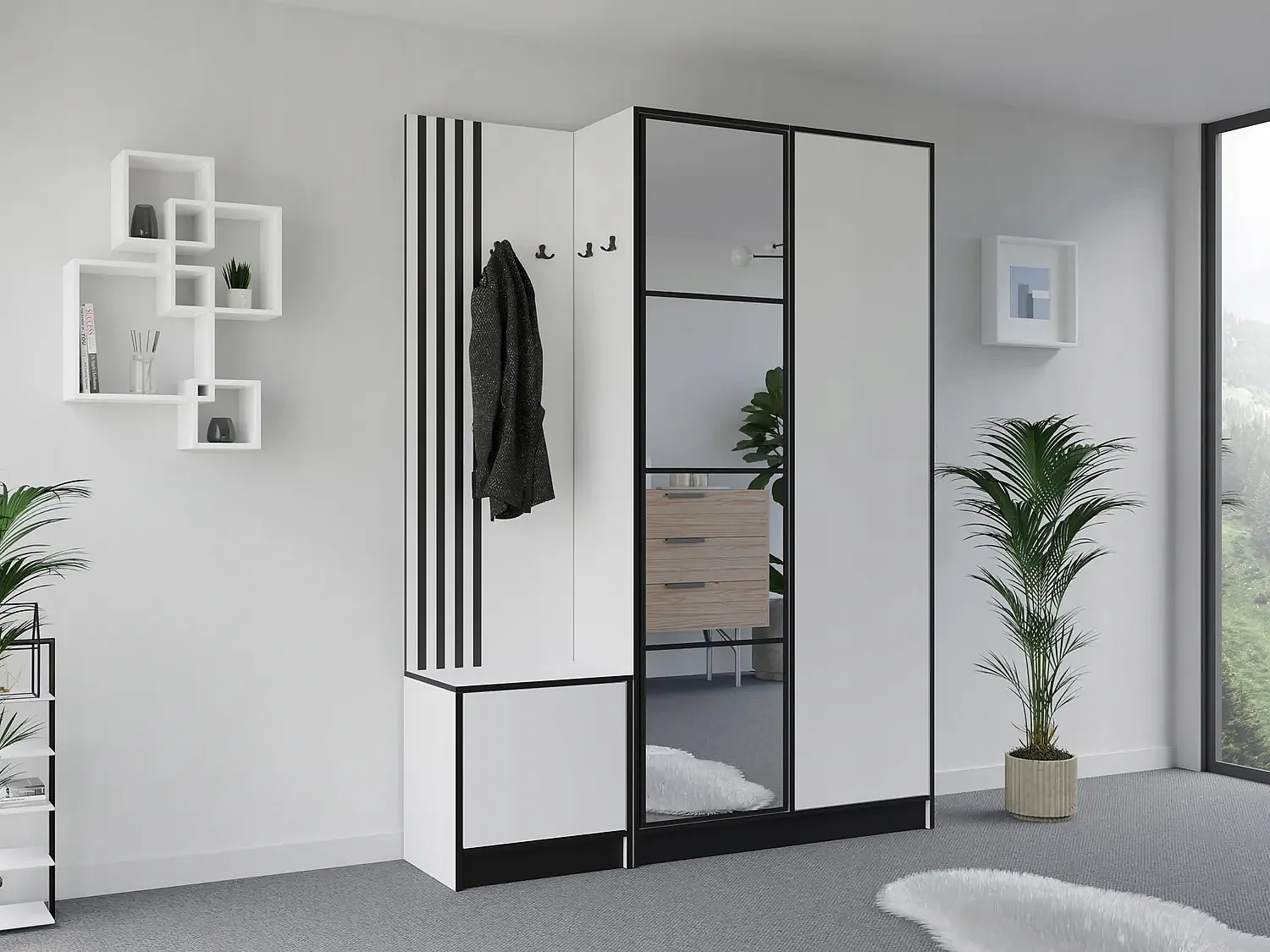 Garderoba EDEN 13 Biały 4896279 - obrazek 1
