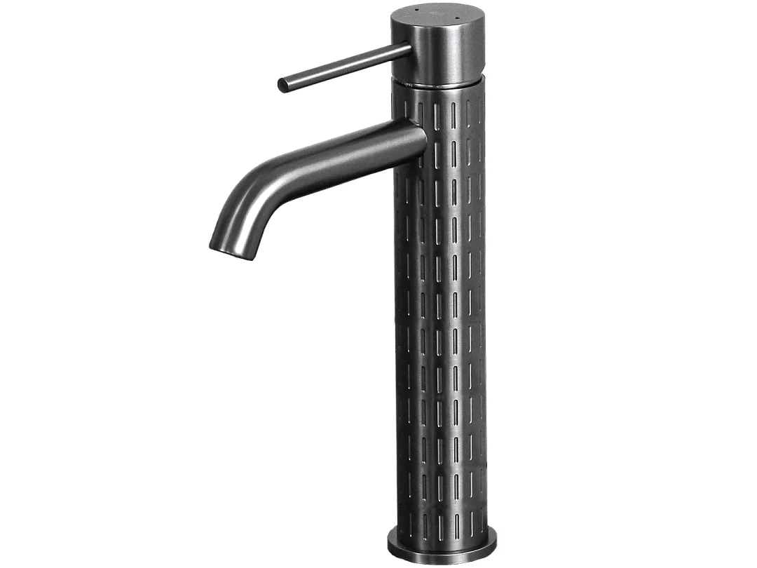 Architek bateria miedziana umywalkowa wysoka metaliczny szary – Essebagno 3896025