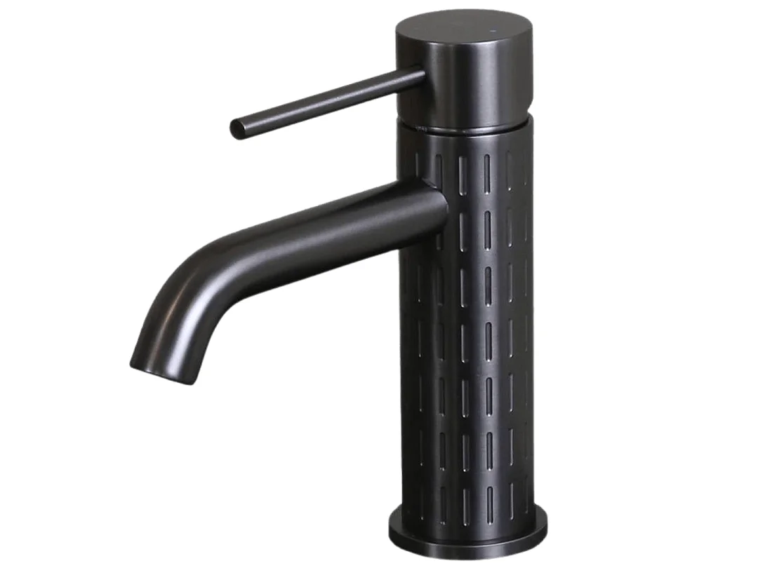 Architek bateria miedziana umywalkowa niska metaliczny szary – Essebagno 3896026