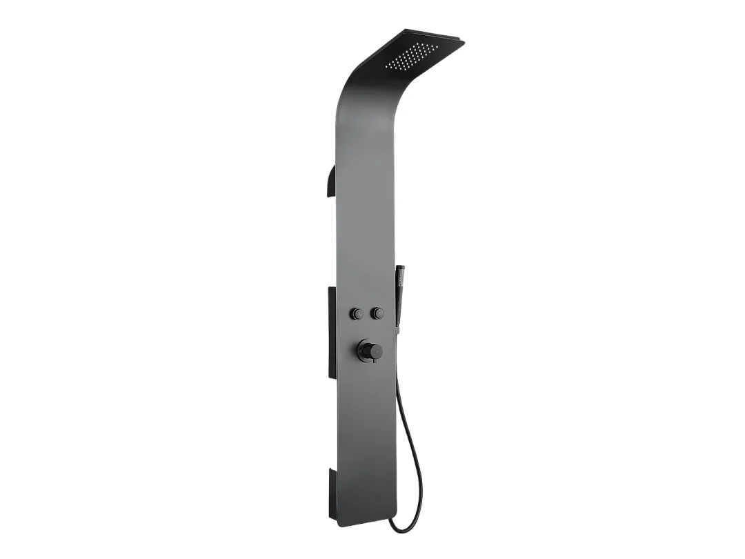 Esseblack and Black mechaniczna płyta prysznicowa czarny – Essebagno 4898152