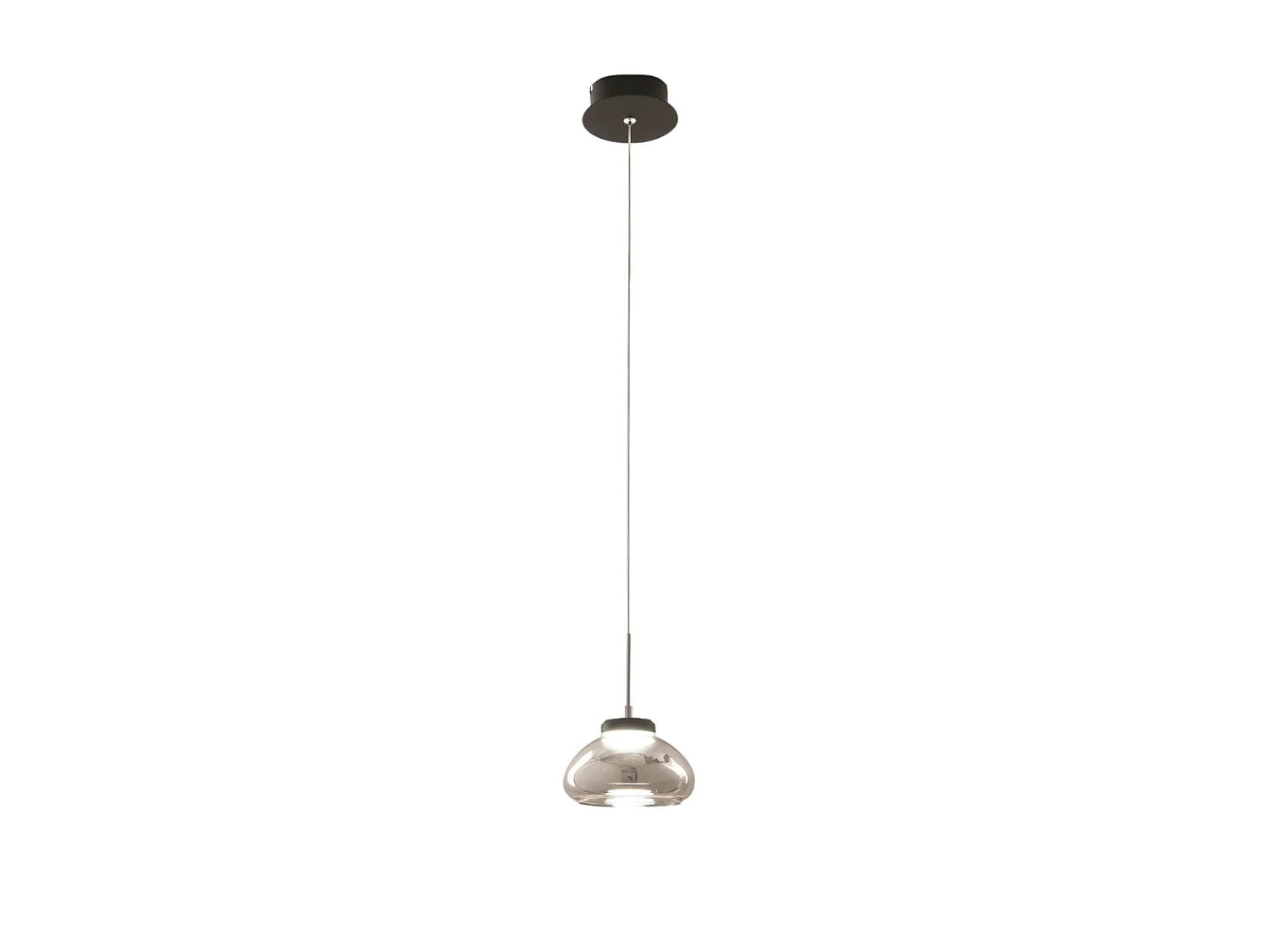 Arabella – pojedyncza lampa wisząca Fabas Luce – 8W LED – lampa sufitowa średnica 14cm przyciemniana 4902352