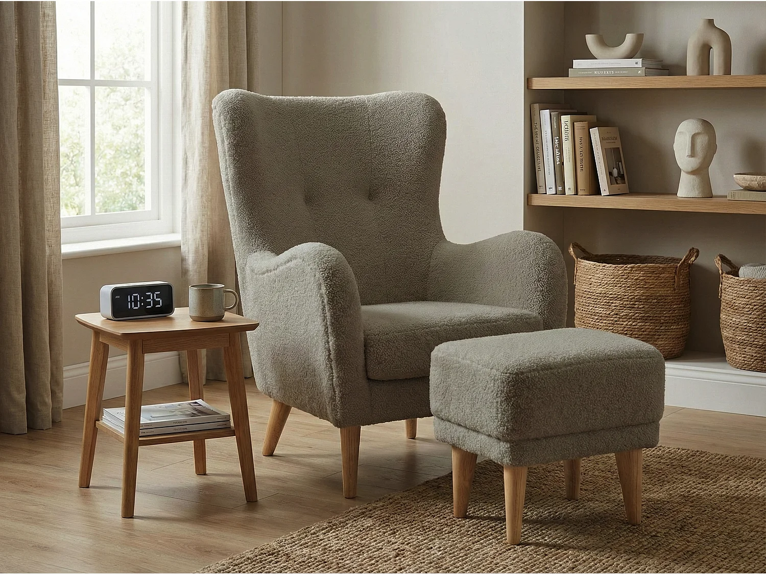 Fotel Roland z podnóżkiem-ergonomiczny, komfortowy i ponadczasowy design 4895651 - obrazek 1